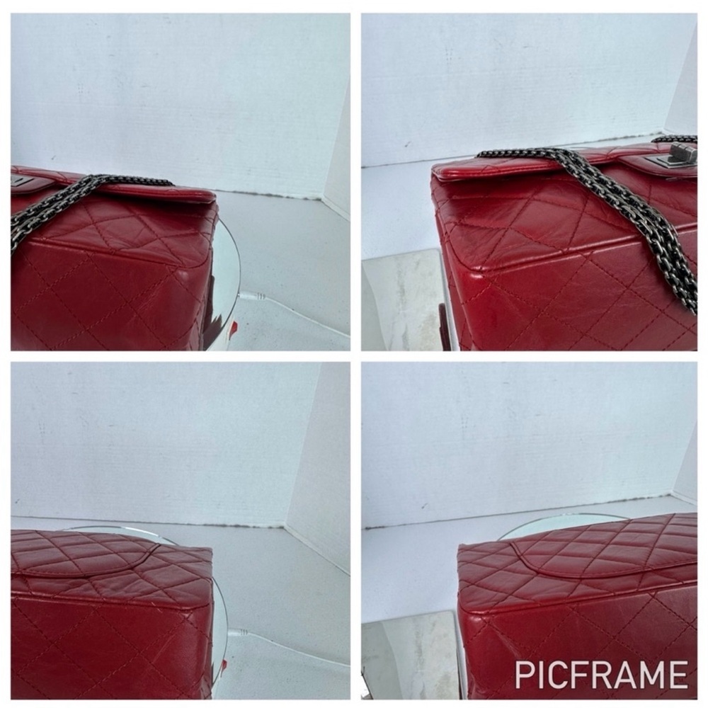 CHANEL Chanel Red Reissue 2.55 Flap Bag Quilted Aged Calfskin 227 - Picture 7 of 10